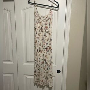 Abercrombie & Fitch Crinkle Textured Floral Dress